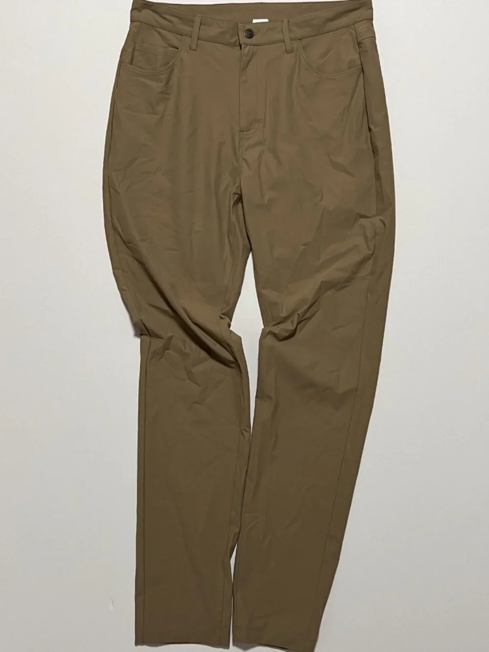Fabletics Pants Casual Chino Stretch Flex Golf Khaki Brown Men's size 33x34